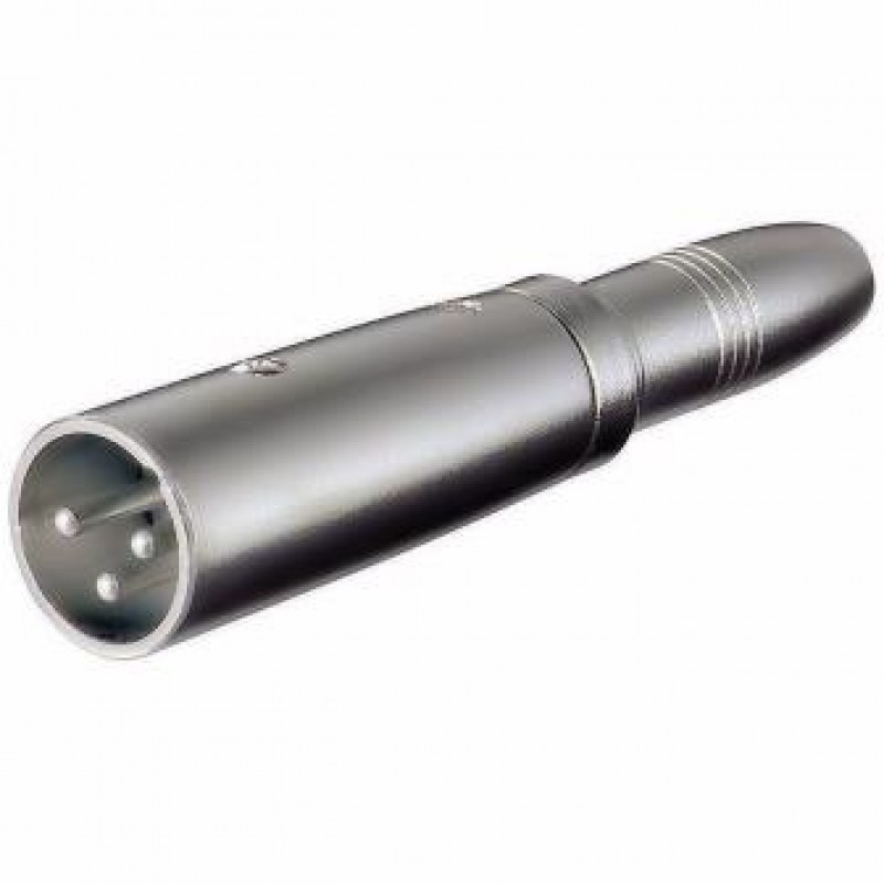 Adattatore XLR Cannon Maschio ad Audio 6,35mm Femmina Mono