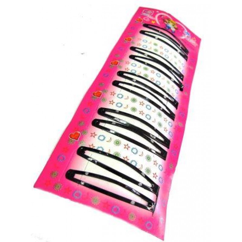 Set di 20 Mollette per Capelli Donna,Bambina,Sposa,Comunione Acconciatura Nere