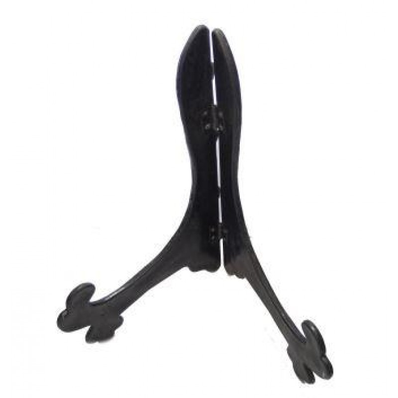 SET DI 3 ESPOSITORI PORTA PIATTI NERO IN PLASTICA XXL H:37 L:26;