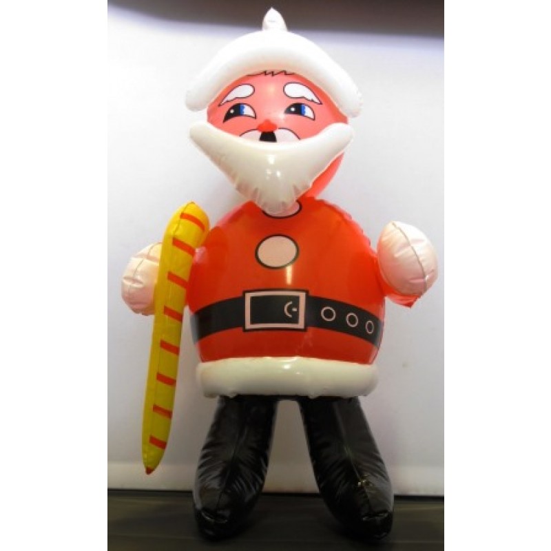 ADDOBBI BABBO NATALE GONFIABILE SANTA CLAUS FOR CHRISTMAS 35cm