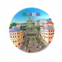  Calamita da Frigo Magnete Resina "ROMA PIAZZA DI SPAGNA"Fridge Magnet Souvenir 