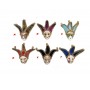 Maschera Carnevale decorata serie 1031. Disponibile in varie colorazioni
