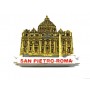 Calamita Magnete Resina "ROMA VATICANO NASTRO BIANCO" Fridge Magnet Souvenir 