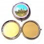 SOUVENIR FROM ITALY SPECCHIETTO IN METALLO VATICANO SAN PIETRO ROMA HAND MIRROR