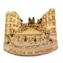 Calamita da Frigo Magnete"ROMA P.ZZA DI SPAGNA IN LEGNO"Fridge Magnet Souvenir