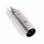 ADATTATORE AUDIO CANNON XLR MASCHIO A  RCA MASCHIO 