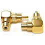 ADATTATORE ANGOLARE RCA M/F 90 GRADI