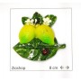 Calamita Magnete Frigo Fridge Magnets  LIMONI CON COCCINELLA   