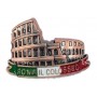 Calamita Frigo Magnete "ROMA COLOSSEO METALLO BRONZO";Fridge Magnet Souvenir Italy
