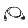 CAVO USB-B M 3.0 A USB-C M 3.1 DA 1m A 90°