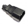 CONNETTORE Adattatore CONVERITORE VDE C14 M /C5 M - IEC M/C5 M PLUG