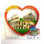 Souvenir  From Italy Rome Calamita Frigo Fridge Magnets  ROMA- CUORE  COLOSSEO VATICANO TREVI  PRINT STYLE  