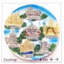 12 x Calamita Frigo Magnete Souvenir "ROMA PIATTO VATICANO + 6 MONUMENTI " Fridge Magnet  From Italy