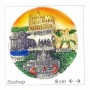 12 x Calamita Frigo Magnete Souvenir "ROMA PIATTO TRAMONTO 5 MERAVIGLIE  " Fridge Magnet  From Italy