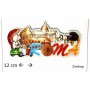 12 x Calamita Frigo Magnete Souvenir "ROMA- PRINT COLOSSEO VATICANO CAR ELMO" Fridge Magnet  From Italy