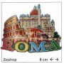 12 x Calamita Frigo Magnete Souvenir "ROMA COLOSSEO LUPA CAPITOLINA SAN PIETRO P.SPAGNA" Fridge Magnet  From Italy
