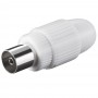 CONNETTORE SPINOTTO FEMMINA PER CAVO ANTENNA DVB-T2 DIY