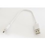 CAVO USB 2.0 TYPE-C 20Cm MAX 2.4A BIANCO