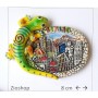 Souvenir from Italy Calamita Italia Fortunata Gecco Fridge Magnet