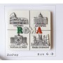  Calamita Frigo Magnete Souvenir Roma 4 Monumenti  Fridge Magnet Italy Rome