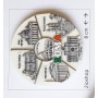 Calamita Magnete Frigo Souvenir Roma Monumenti Misti Tondo  Fridge Magnet Italy Rome