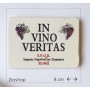 Calamita Magnete Frigo Souvenir Targa In Vino Veritas Fridge Magnet Italy Rome