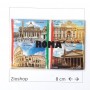 Calamita Magnete Frigo Souvenir Stampa Monumenti Roma Fridge Magnets 4018
