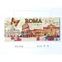 Calamita Magnete Frigo Souvenir Roma Stampa Romantic Rome Fridge Magnets 4021