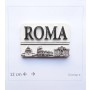 Calamita Frigo Magnete Souvenir ROMA Alto Rilievo 3 Monumenti FRIDGE MAGNET Italy Rome