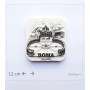 Calamita Magnete Frigo Souvenir ROMA S. Pietro Schizzi Vaticano Italy Rome Fridge Magnets 