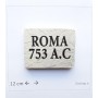 Calamita Frigo Magnete Souvenir ROMA 753 A.C. Fondazione Natale Rome Italy Fridge Magnet