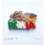 Calamita Frigo Magnete Souvenir ROMA Monumenti Misti Rome Italy Fridge Magnet