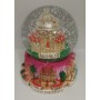 65mm PALLA DI NEVE SFERA IN VETRO ROMA VATICANO SAN PIETRO SNOWGLOBE SOUVENIR FROM ROME 4432