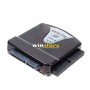 ADATTATORE USB - ALL IDE/SATA 4 IN 1 GREEN per HDD  IDE - SATA  1,8", 2,5",3,5" 