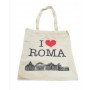 Borsa Shopper Tote Bag in Tela Resistente Souvenir Roma Italia Monumenti