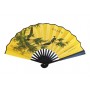 SPLENDIDO VENTAGLIO ORIENTALEGGIANTE DA COLLEZIONE IN STOFFA D:26cm VARI MODELLI DISPONIBILI