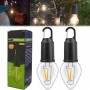 Luce Led Lampada Ricaricabile a Gancio da Appendere Esterno Impermeabile