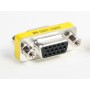 Mini adattatore 15 poli HD femmina/femmina (VGA); Mini Gender Changer VGA 
