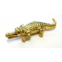 COFANETTO BOMBONIERA PORTAGIOIE IN CLOISONNE SMALTATO PORTAFORTUNA COCCODRILLO