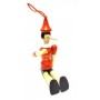 12 PEZZI BURATTINO PICCOLO IN LEGNO PINOCCHIO  10CM PINOCCHIO IDEA REGALO BOMBONIERA