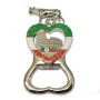 SOUVENIR FROM ITALY APRIBOTTIGLIA IN METALLO CROMATO ROMA LUPA COLOSSEO