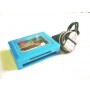 Mini Lettore di Memory Card Rettangolare Trasparente
