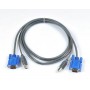 CAVO VGA+USB PER USB KVM SWITCH