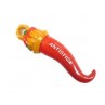 Portafortuna Antisfiga Calamita Frigo Magnete Resina"Cornetto peperoncino"Lucky Fridge Magnet From Italy