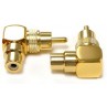 ADATTATORE ANGOLARE RCA M/F 90 GRADI 