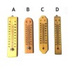 <p>TERMOMETRO AD ALCOOL CLIMA AMBIENTALE CLASSICO IN LEGNO A COLONNINA EST-INT</p>